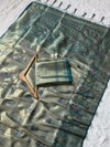 Fancy Tissue Pure Banarasi Zari Work Saree Wholesale In India